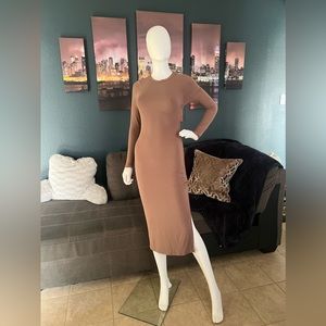 Long sleeve skin tight dress by Sndys size small - Carmel